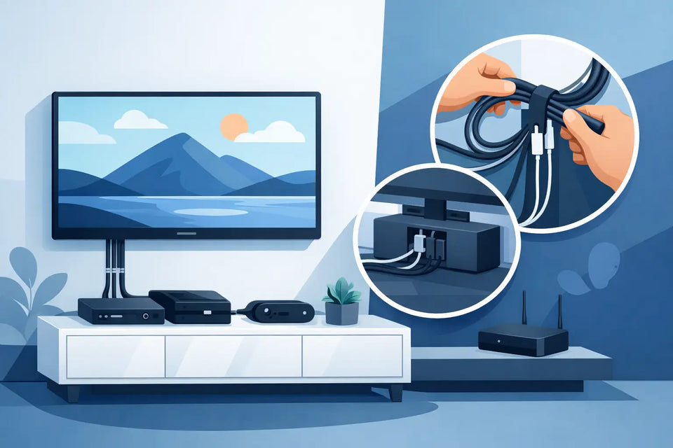 Cable Management Solutions for TV Setups
