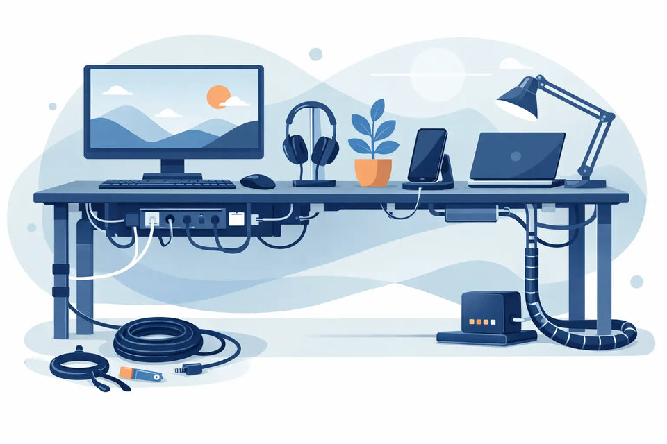 Cable Management Solutions for Desk Setups