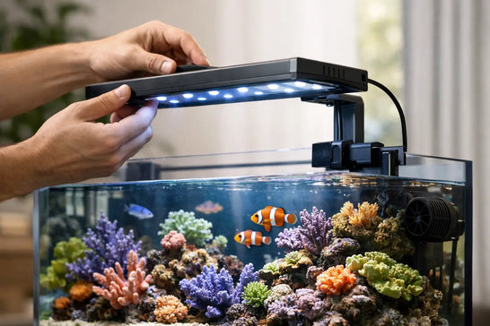 How to Mount an Aquarium Light for a Clean Reef Setup
