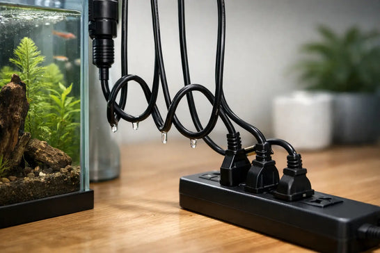 Aquarium Drip Loops That Keep Power Safer