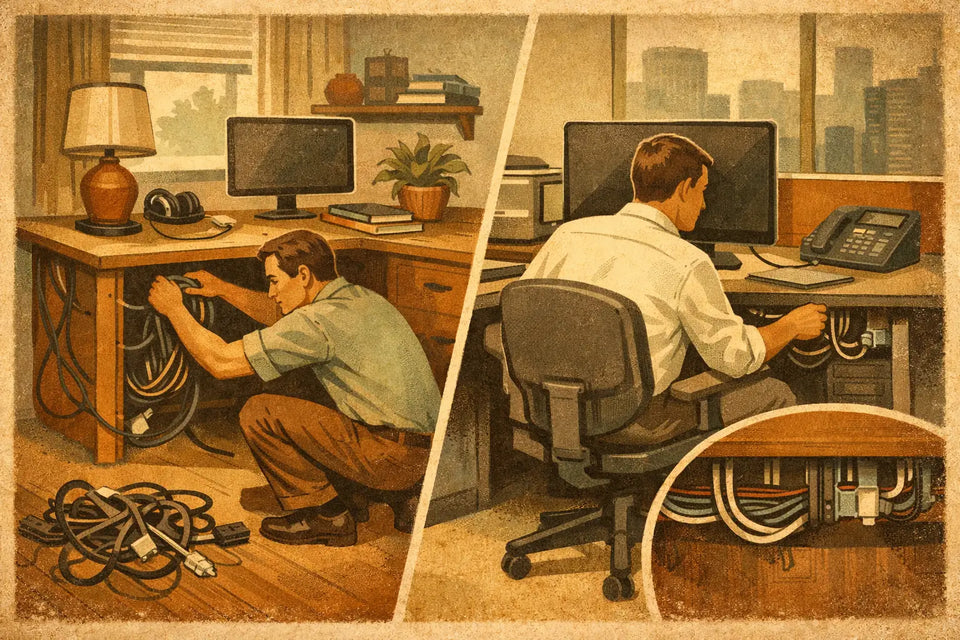 How to Organise Desk Cables at Home and Work