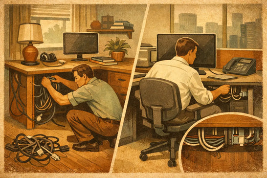 How to Organise Desk Cables at Home and Work