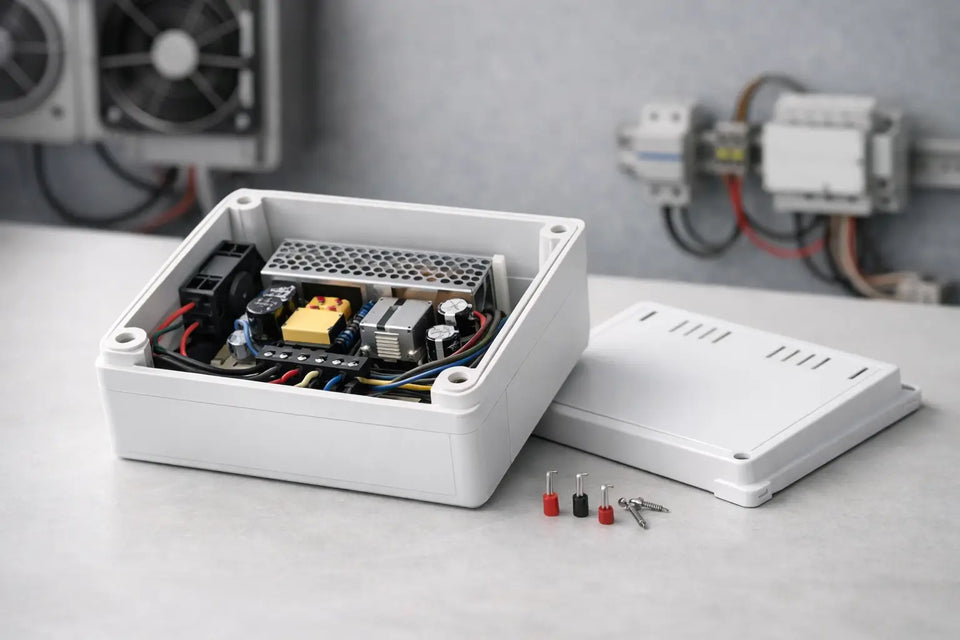 Meanwell Enclosure Cover Guide for Clean Installs