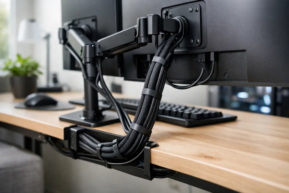 How to Route Monitor Cables Without the Mess