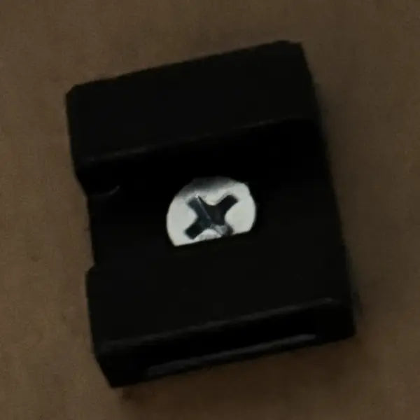 Installed Screwed Black Velcro Mount